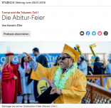 Screenshot Webseite Deutschlandradio Kultur Trump und die Träumer, Teil 1 